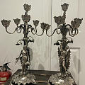 1900年代德国柏林著名银匠Eugen Marcus制作的烛台