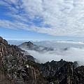 来黄山看雪景了