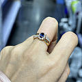日本中古蓝宝石戒指