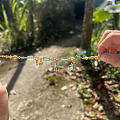 古法金翡翠手链