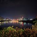 夜跑途中的城景，美哒