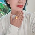 福来岛马蹄莲戒指到货了