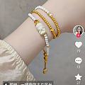 8*7的猛犸牙配多大的金珠好看