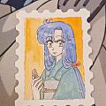 继续画画嘿嘿
因为有段时间沉迷画水彩(马克笔/彩铅……)囤了很多画材,笔和...