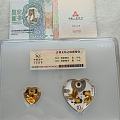 2018年的吉祥文化珠联璧合金银币真是心型币里的颜值担当,古朴又不失灵动,买...
