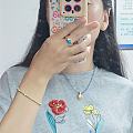 今天戴点蓝