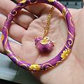 小紫马和小紫手镯配套了嘿嘿