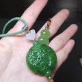 老料菠菜绿大香囊，个性设计，手工编制。如此好看又便宜的美货，卖不掉一定是我的...