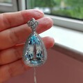海蓝宝吊坠