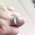 高冰强光灯泡马鞍戒面，钢性，细腻强光，