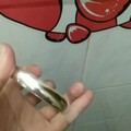 纯手工银镯子(两道折锻)