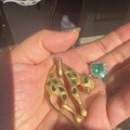 18k金祖母绿豹子（暴富）