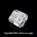 Emerald Cut5.01 ivs1 exex n gia