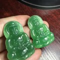 雕工精美，满绿厚装，完美，兄弟装