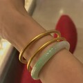 周大福古法金圈细的好看 还是粗的好看～