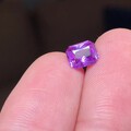 刚买的一个紫色蓝宝石