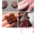 喜欢巧克力，又不敢多吃，于是我用石头做了一些。