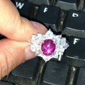 2.9克拉缅甸星光红宝石戒指完美品质