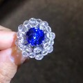【泰勒彩宝】7.23ct皇家蓝戒指 设计款