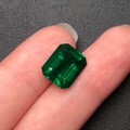 赞比亚祖母绿裸石重量6.04ct；颜色Ver；含油Min；