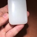 苏工精致和田玉籽玉挂件，白度一级，莹润顺滑，光洁无瑕，牌身平坦，精致典雅刀工...