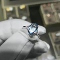 海蓝宝做出来的戒指也是美美哒😁