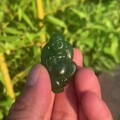 碧玉菠菜绿收藏级弥勒佛