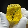 金鹿，好饱满，晶莹剔透……今天刚抛光好！