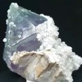 【银雪紫晶】湖北特色大晶体紫晶,白色方解石粒如雪晶莹，绿泥石相映成趣