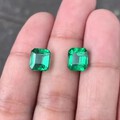 祖母绿裸石裸石配对2.90ct+2.53ct、高净度,喜欢的询价!【3.5】