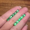 两组祖母绿 都是玻璃晶体 两种不一样的赞比亚色调 一粒50-60分👻