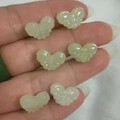 和田玉蝴蝶～适合做手链配件啥的～
