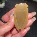 和田玉全糖金蝉