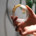白玉镯—金镶玉